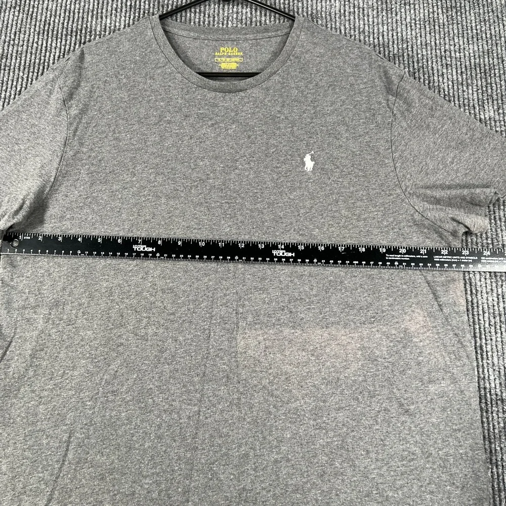 Polo Ralph Lauren Shirt Mens XL Extra Large Gray Short Sleeve Soft Light